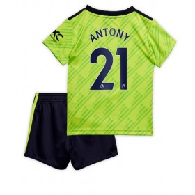 Baby Fußballbekleidung Manchester United Antony #21 3rd Trikot 2022-23 Kurzarm (+ kurze hosen)